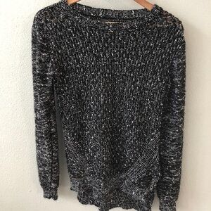 Black and white sweater